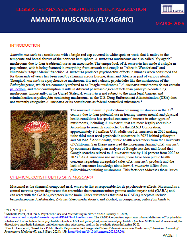 Fly Agaric Fact Sheet Cover